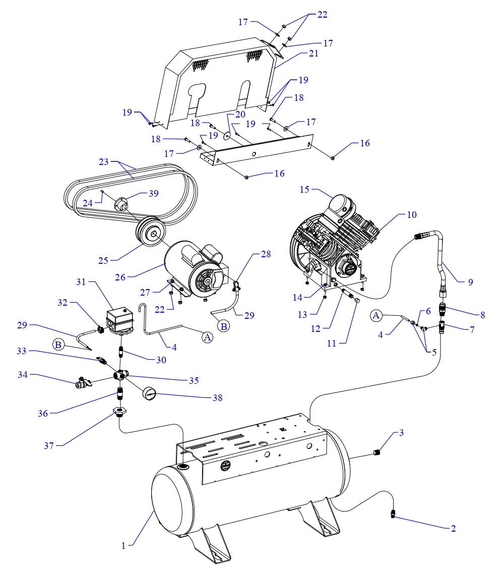 G3S-17UMS Single Phase Fire Sprinkler Assembly Parts By Jenny