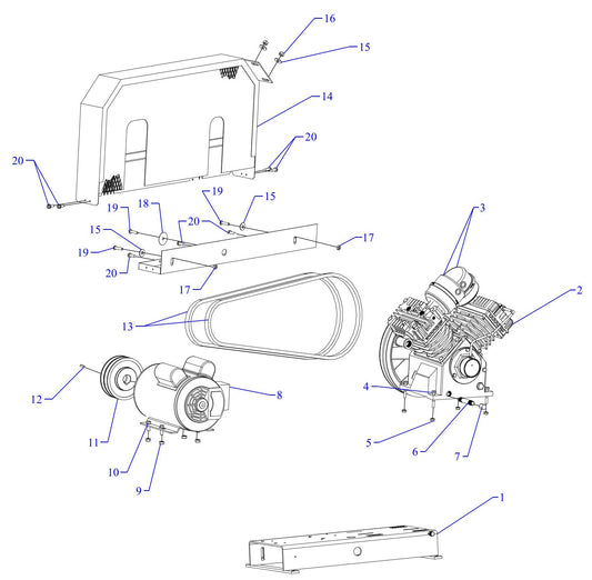 G2S-BS Single Phase Assembly Parts