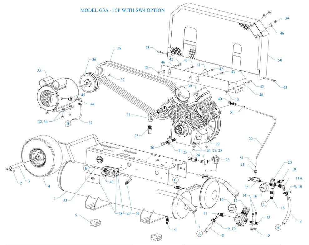 G3A-15P-CRC-SW4 Assembly Parts By Jenny