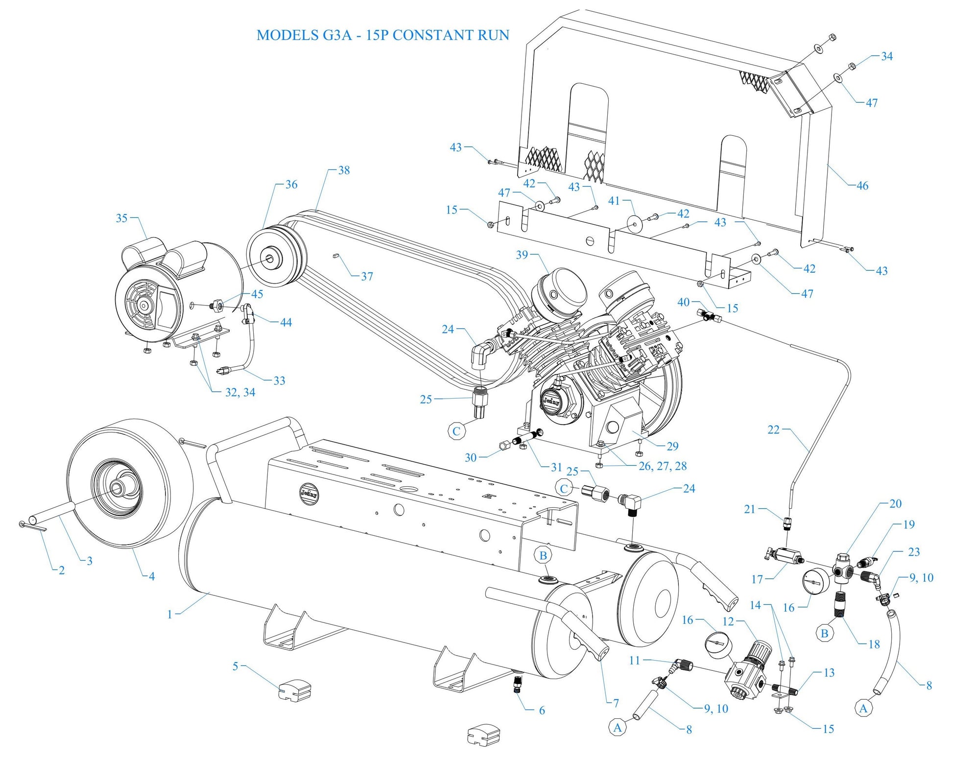 G3A-15P-CRC Assembly Parts By Jenny