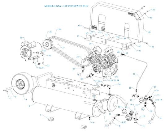 G3A-15P-CRC Assembly Parts By Jenny