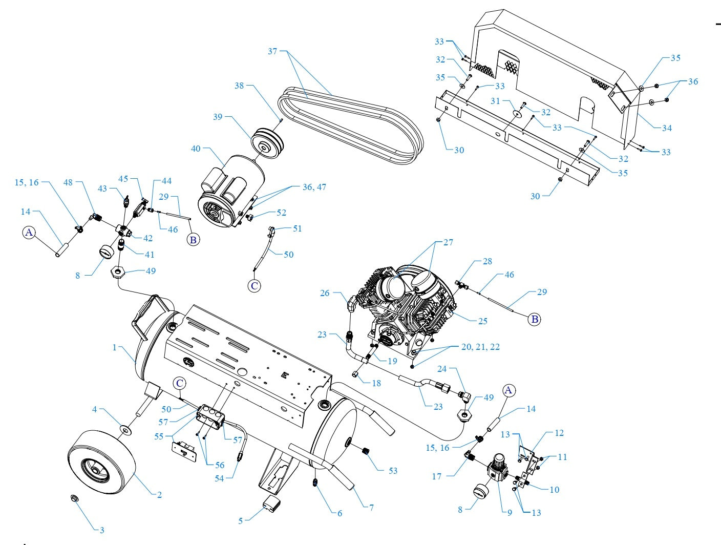 G3A-17P-CRC-SW4 Assembly Parts By Jenny