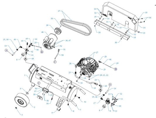 G3A-17P-CRC-SW4 Assembly Parts By Jenny