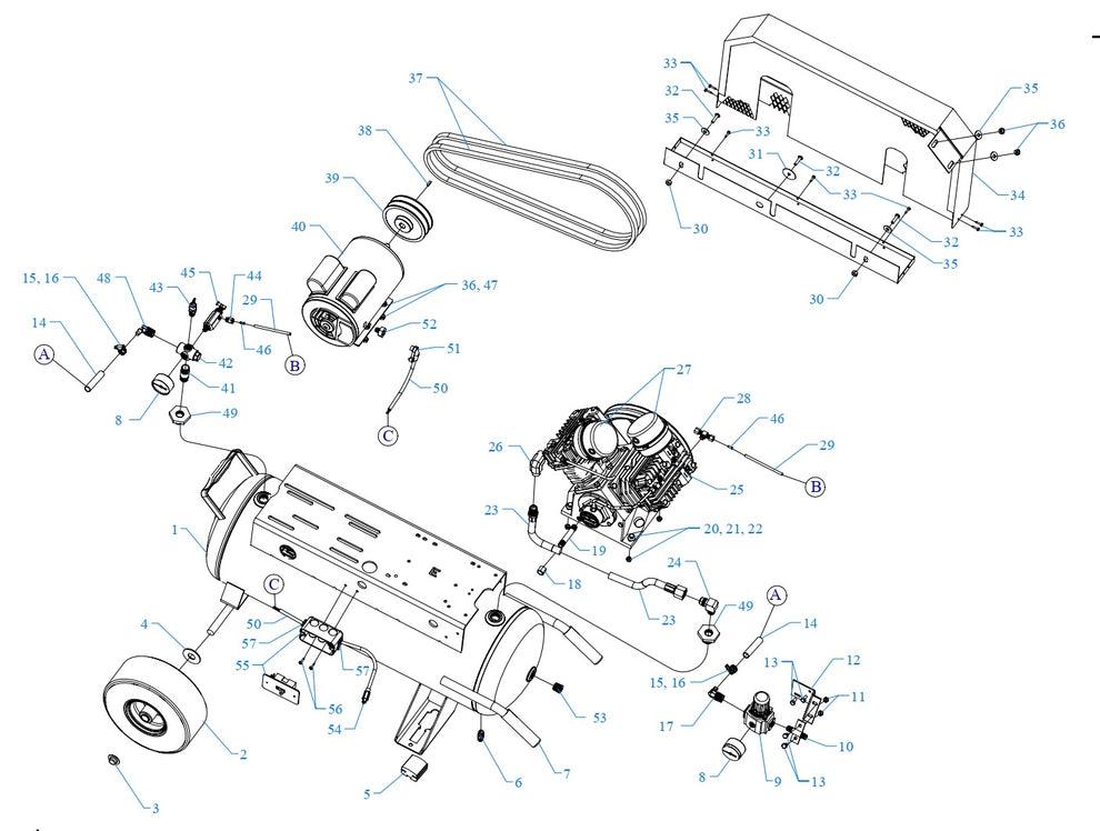 G3A-17P-CRC-SW4 Assembly Parts By Jenny