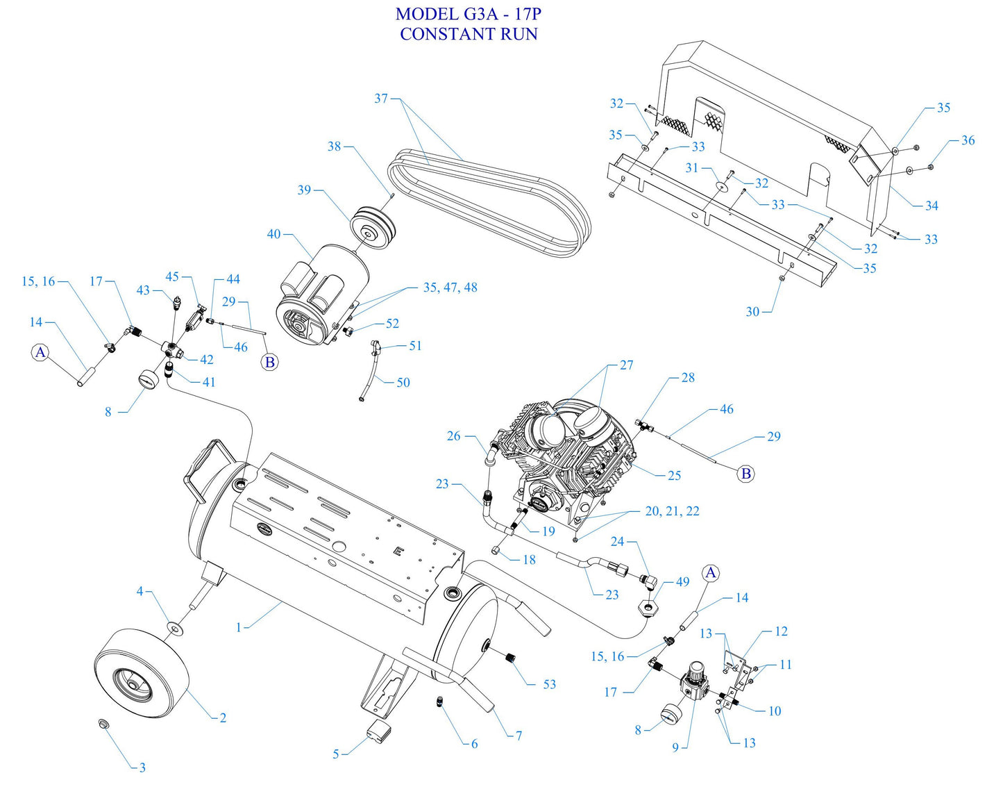 G3A-17P-CRC Assembly Parts By Jenny