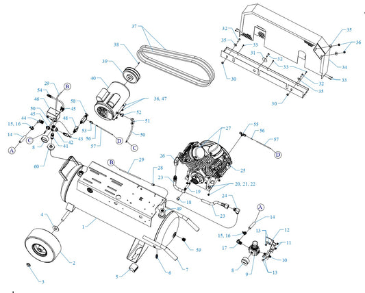 G3A-17P-DCS Assembly Parts By Jenny