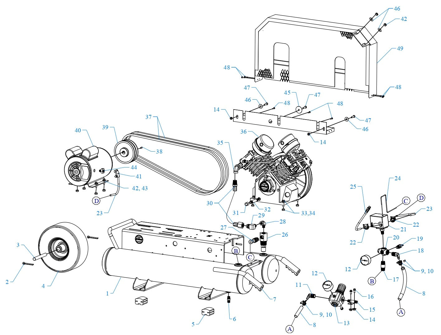 G3A-8P-SSC Assembly Parts By Jenny