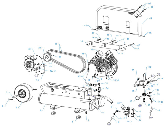 G3A-8P-SSC Assembly Parts By Jenny