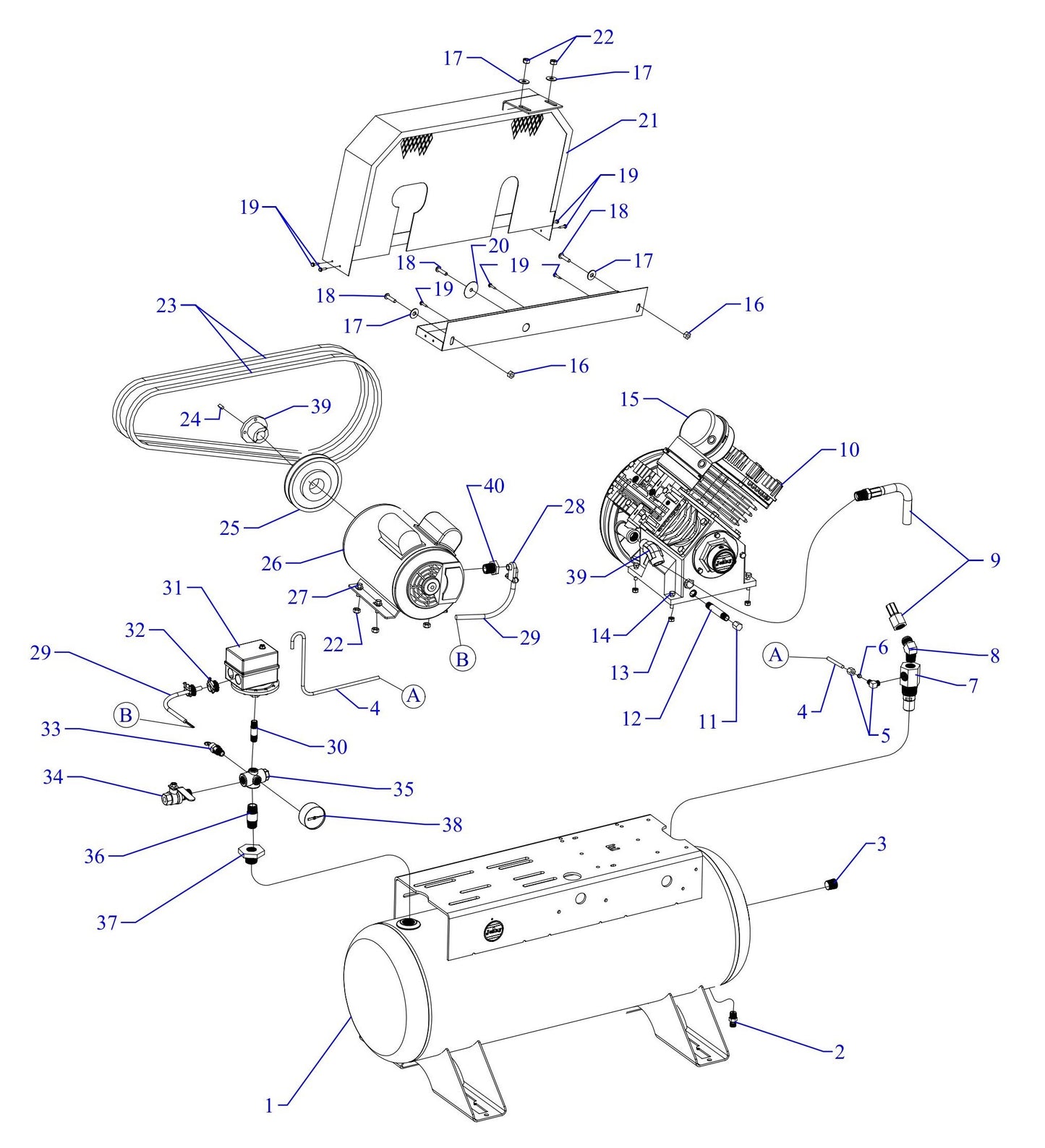 G3S-17UMS Single Phase Fire Sprinkler Assembly Parts By Jenny