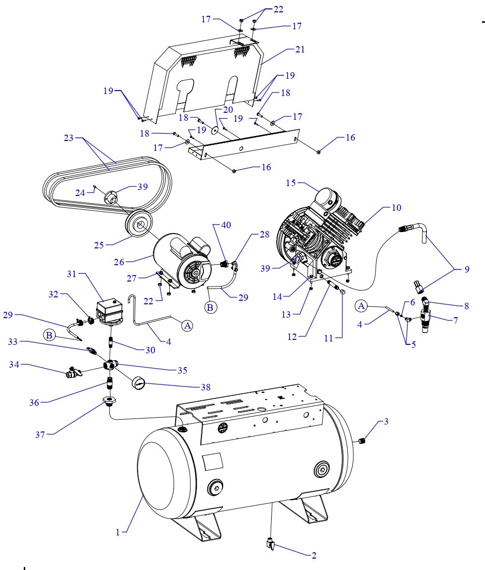 G3S-30UMS Single Phase Fire Sprinkler Assembly Parts By Jenny