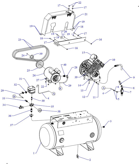 G3S-30UMS Single Phase Fire Sprinkler Assembly Parts By Jenny