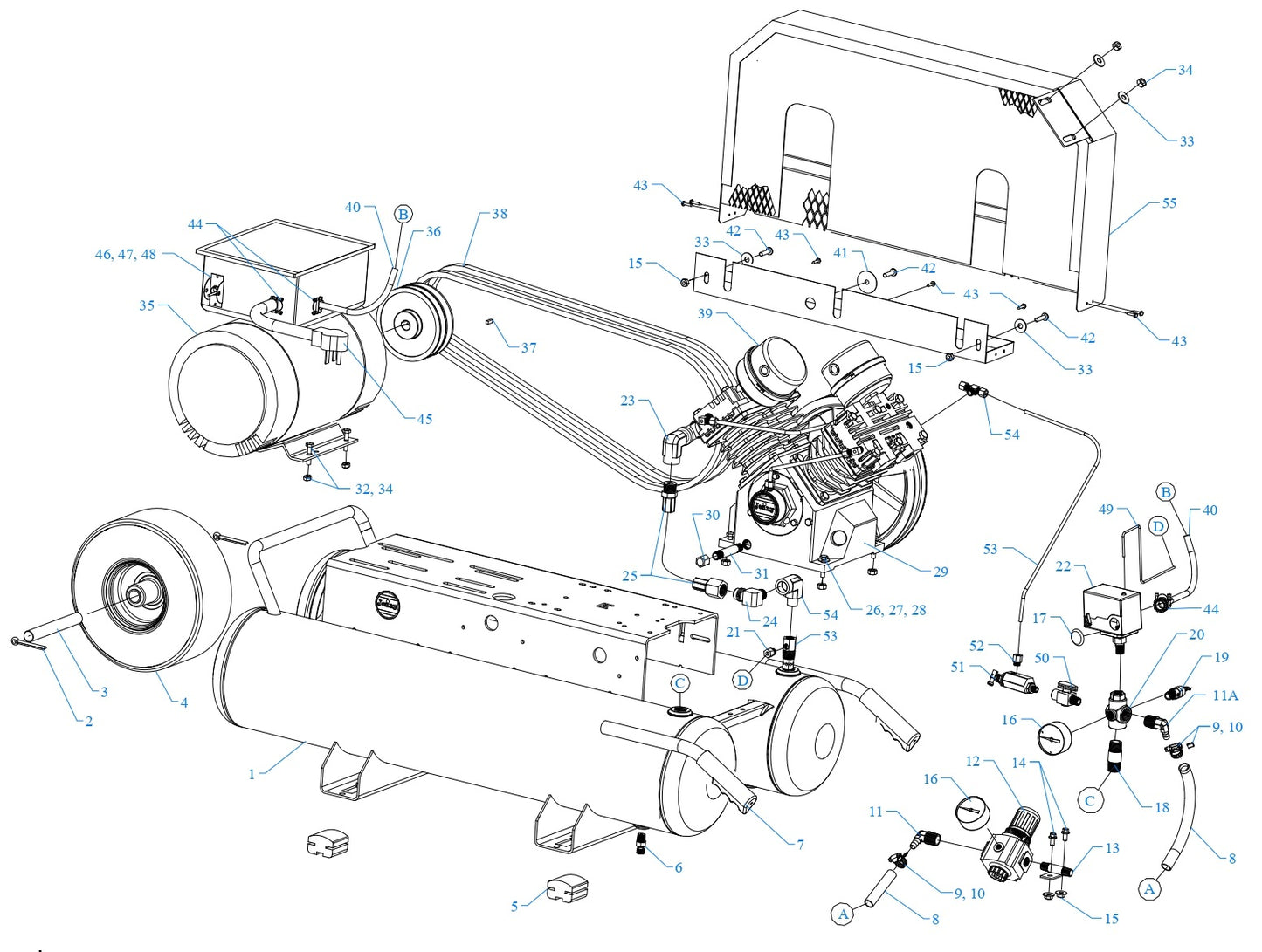 G5A-15P-DCS Assembly Parts By Jenny