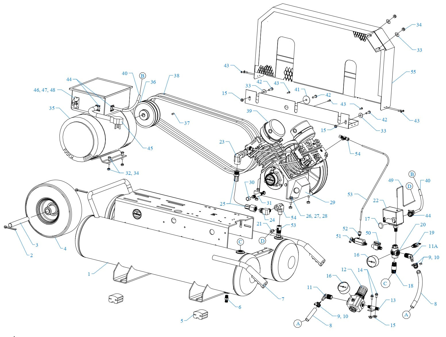 G5A-15P-DCS Assembly Parts By Jenny