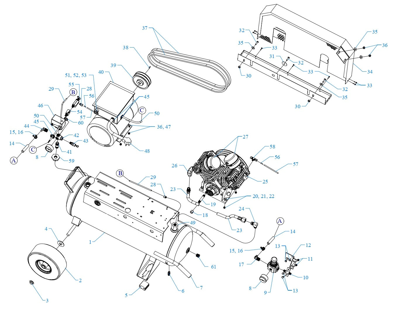 G5A-17P-DCS Assembly Parts By Jenny