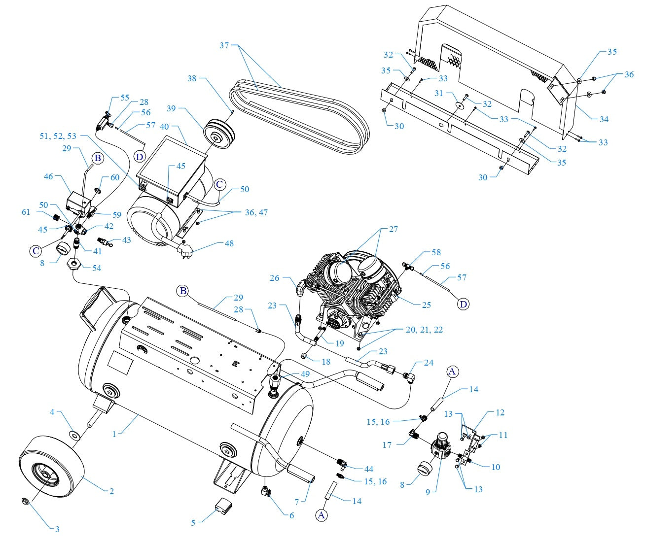G5A-30P-DCS Assembly Parts By Jenny