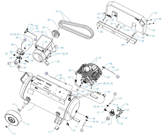 G5A-30P-DCS Assembly Parts By Jenny
