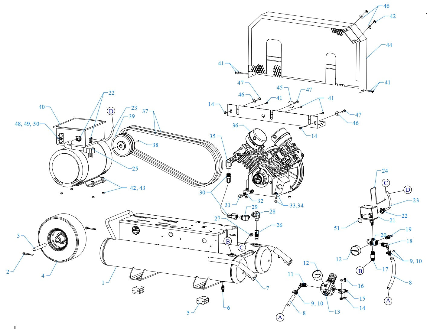 G5A-8P-SSC Assembly Parts By Jenny