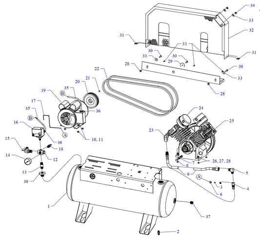 GC2A-17-SSC Single &amp; Three Phase Assembly Parts By Jenny