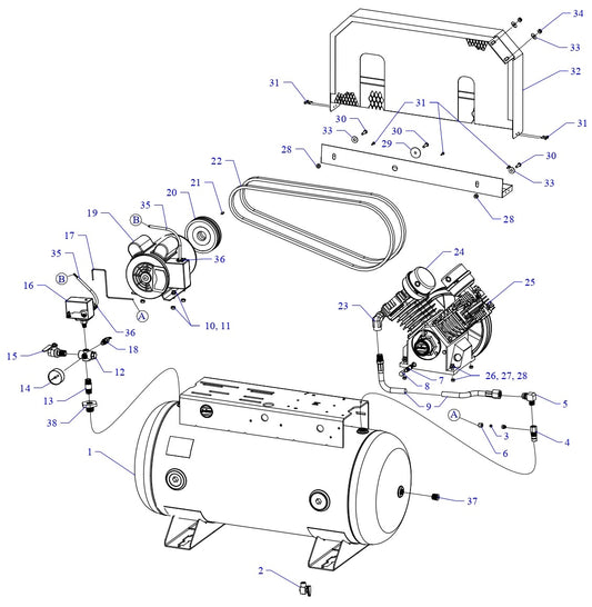 GC2A-30-SSC Single &amp; Three Phase Assembly Parts By Jenny