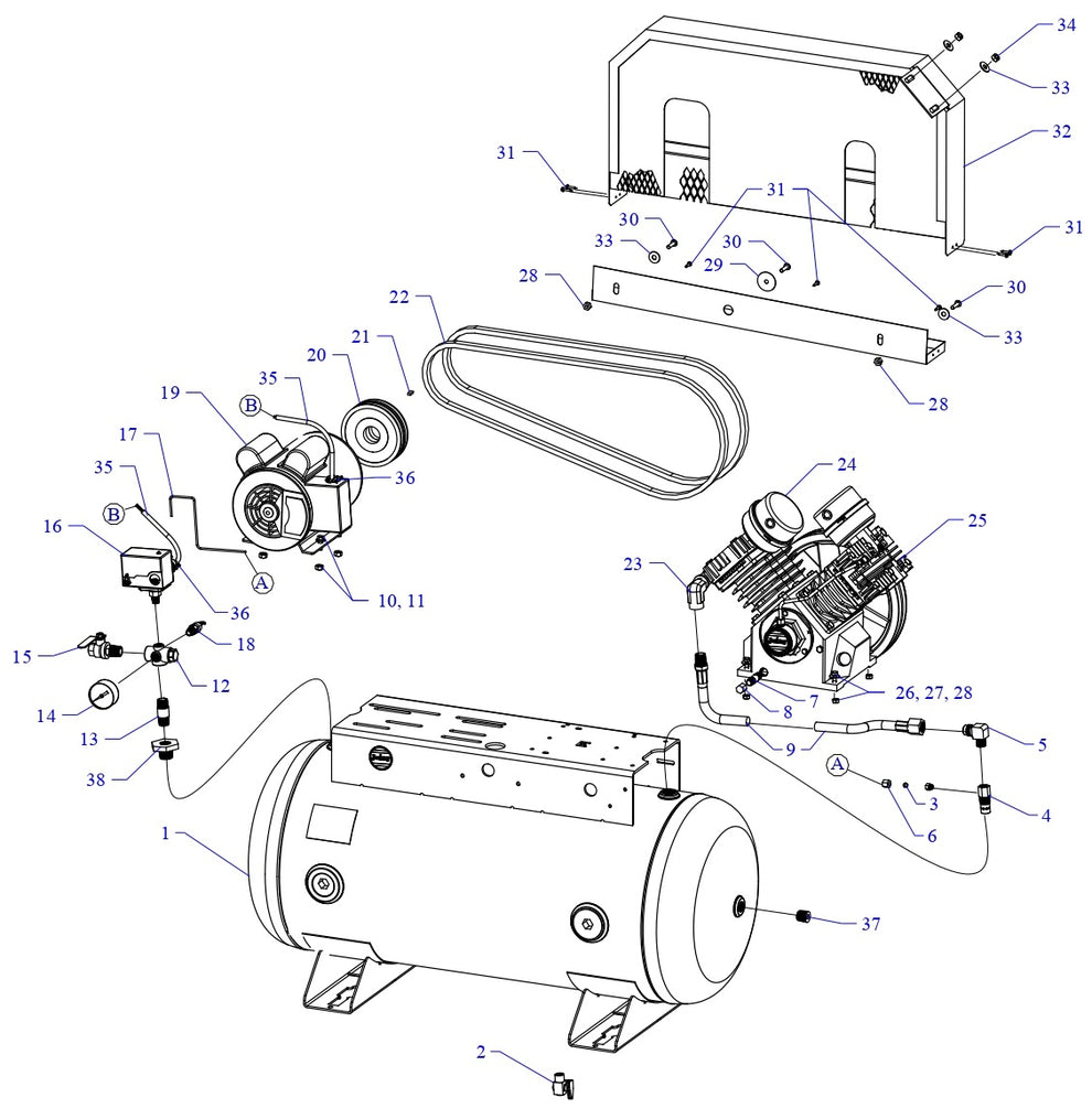 GC2A-30-SSC Single &amp; Three Phase Assembly Parts By Jenny