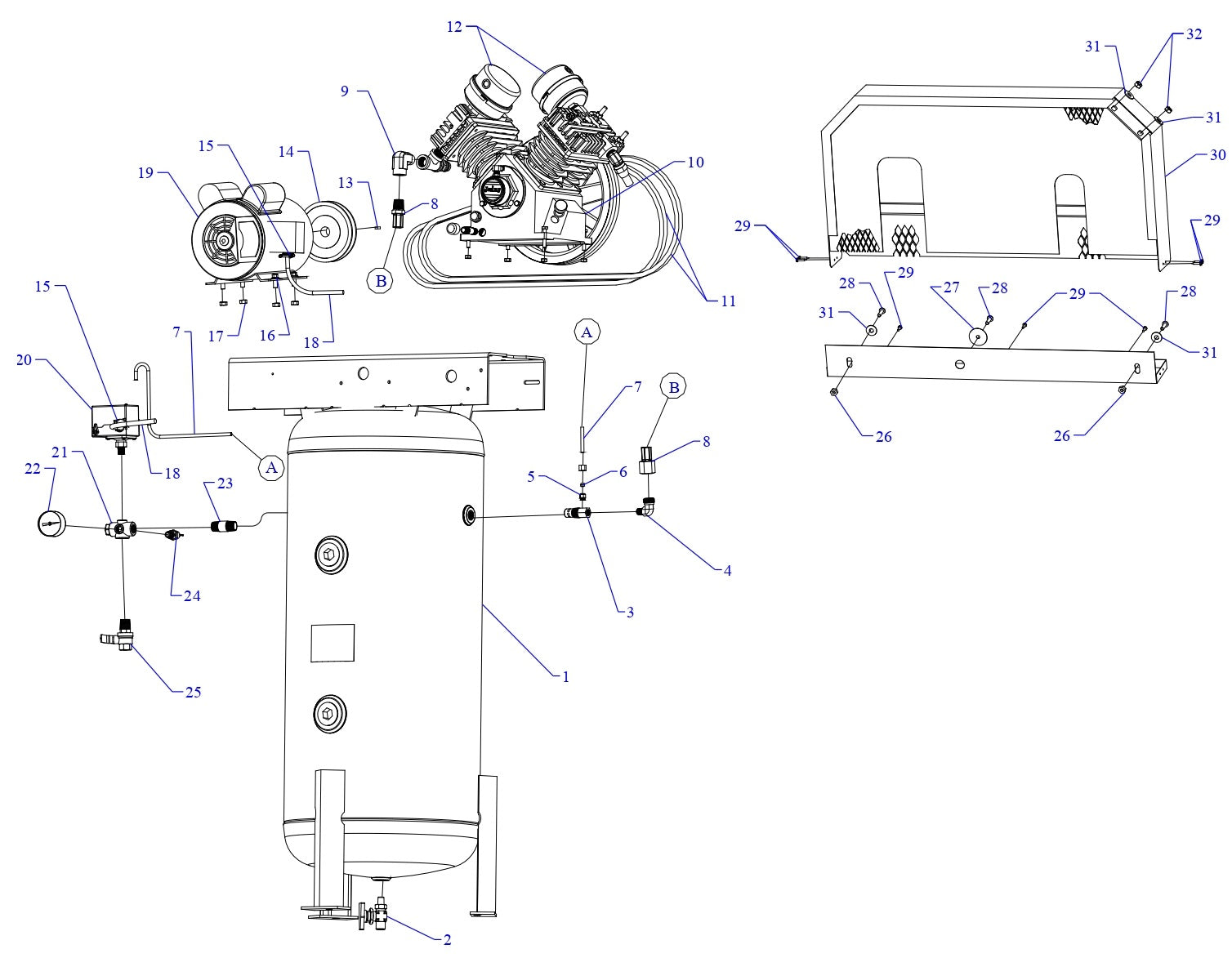 GC2A-30V-SSC Single &amp; Three Phase Assembly Parts By Jenny