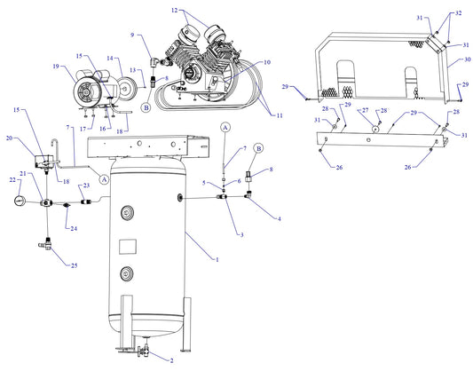 GC2A-30V-SSC Single &amp; Three Phase Assembly Parts By Jenny