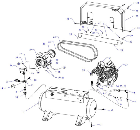 GC3A-17-SSC Single &amp; Three Phase Assembly Parts By Jenny