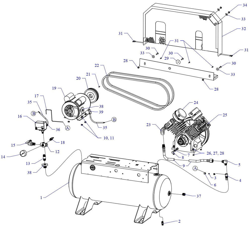 GC3A-17-SSC Single &amp; Three Phase Assembly Parts By Jenny