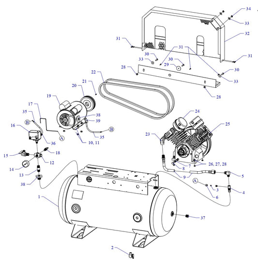 GC3A-30-SSC Single &amp; Three Phase Assembly Parts By Jenny