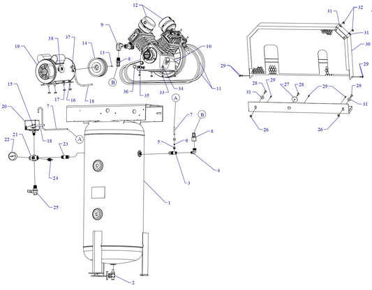 GC3A-30V-SSC Single &amp; Three Phase Assembly Parts By Jenny