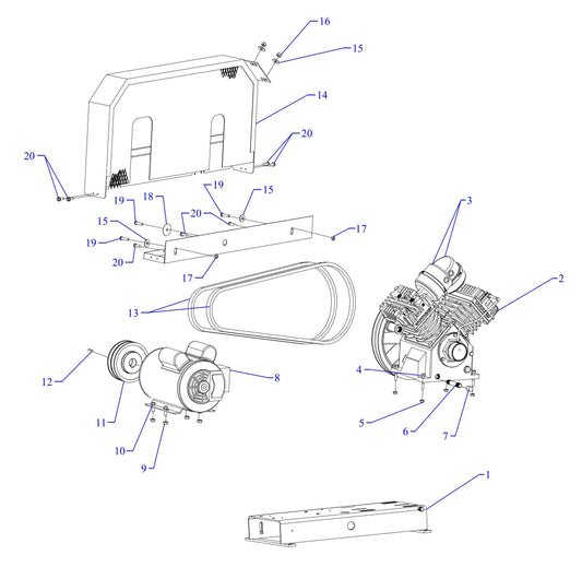 GC3A-B Single And Three Phase Assembly Parts