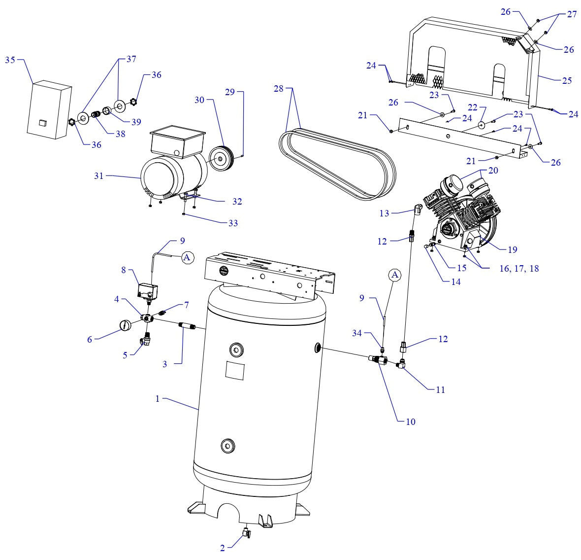 GC5A-80V-SSC Single &amp; Three Phase Assembly Parts By Jenny