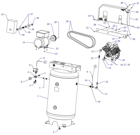 GC5A-80V-SSC Single &amp; Three Phase Assembly Parts By Jenny