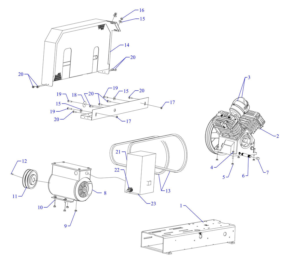 GC5A-B Single and Three Phase Assembly Parts