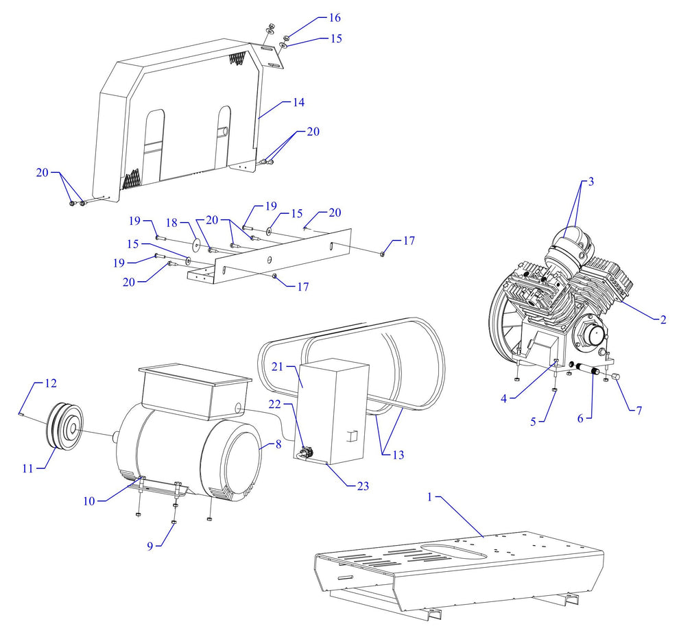 GC5S-BS Single Phase Assembly Parts