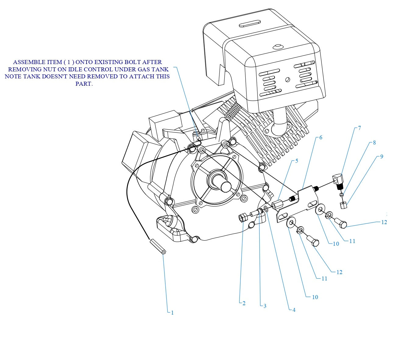 8HP Honda Throttle Idle Control Assembly Parts By Jenny