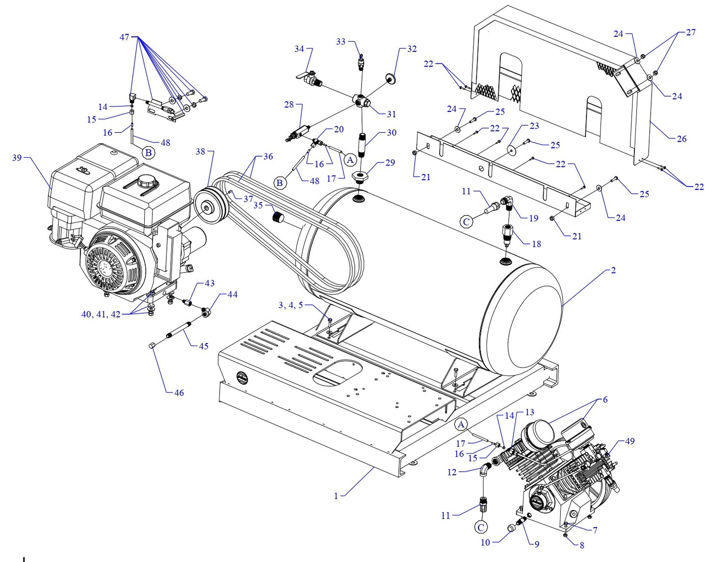 GC8HGA-SM-CRC Assembly Parts By Jenny