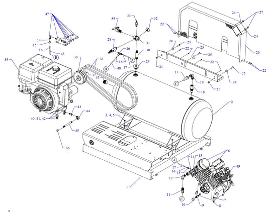 GC8HGA-SM-CRC Assembly Parts By Jenny