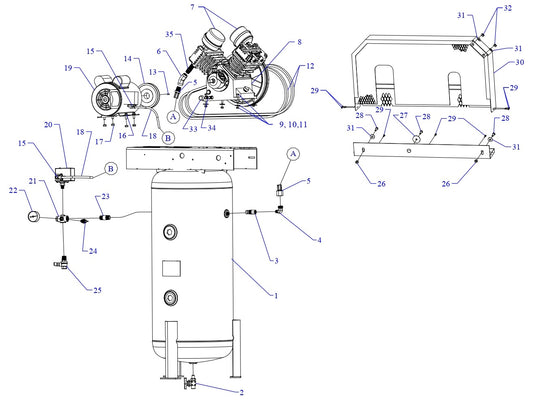 GT2B-30V-SSC Single &amp; Three Phase Assembly Parts By Jenny