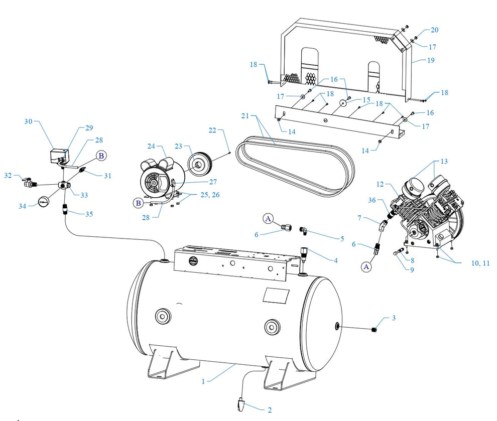 GT2B-60-SSC Single &amp; Three Phase Assembly Parts By Jenny