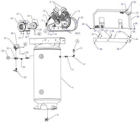 GT2B-60V-SSC Single &amp; Three Phase Assembly Parts By Jenny