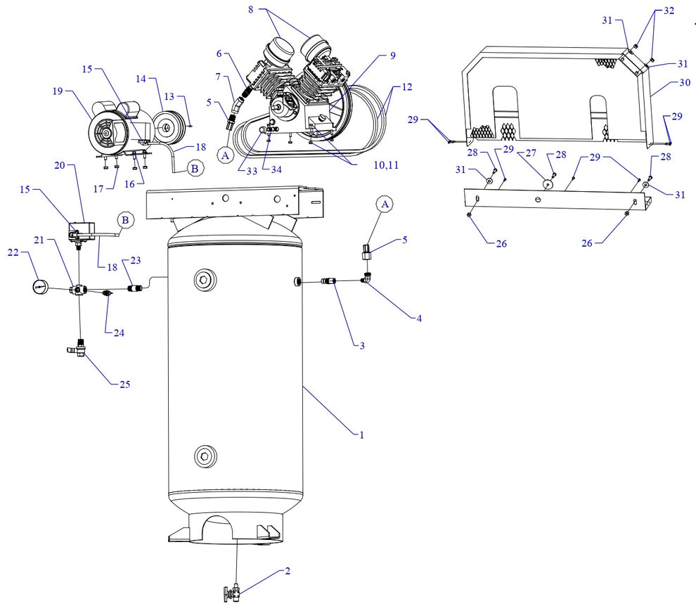 GT2B-60V-SSC Single &amp; Three Phase Assembly Parts By Jenny