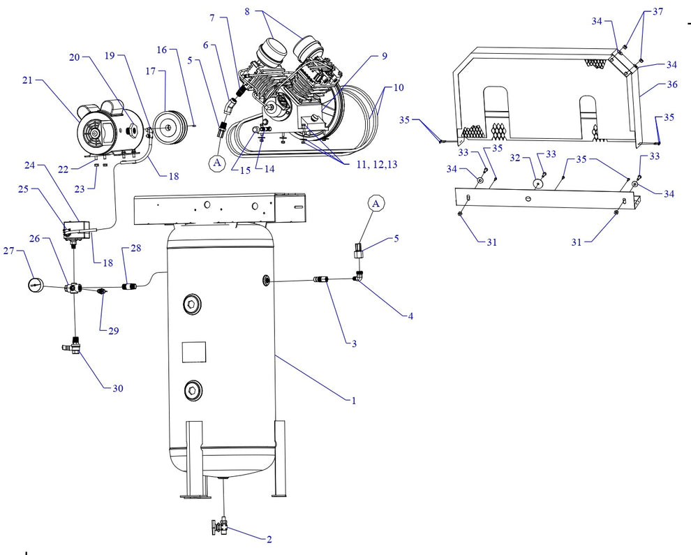 GT3B-30V-SSC Single &amp; Three Phase Assembly Parts By Jenny