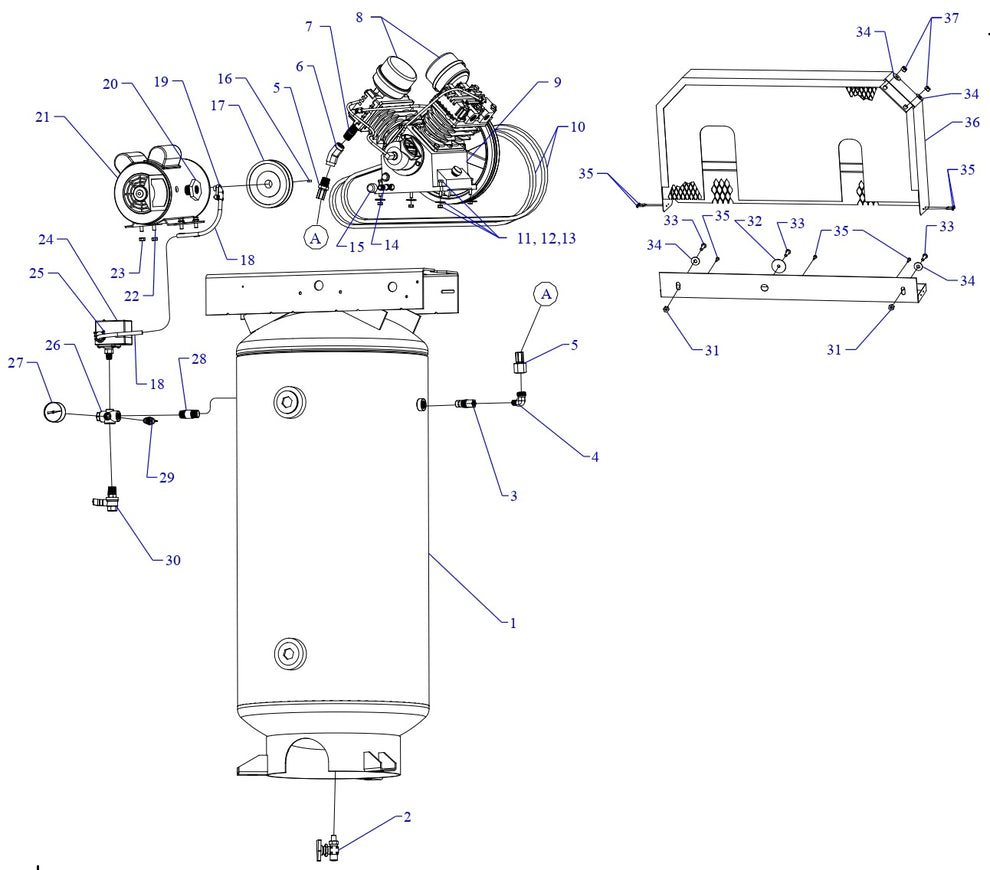 GT3B-60V-SSC Single &amp; Three Phase Assembly Parts By Jenny