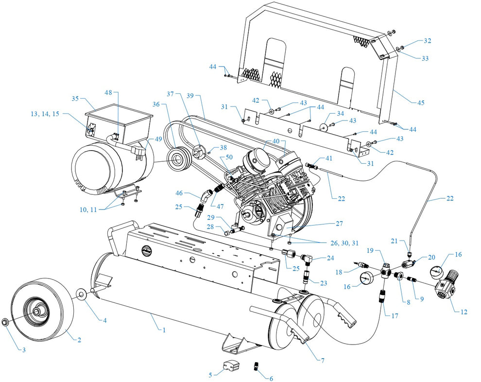 GT5B-15P2-CRC Assembly Parts By Jenny