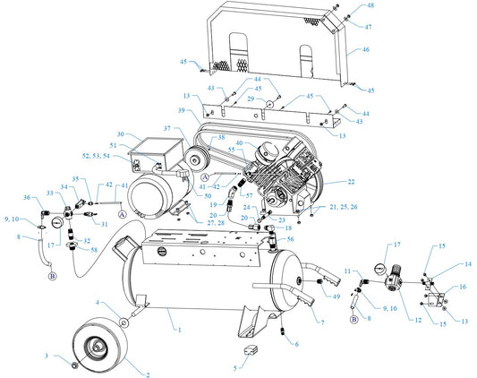 GT5B-17P-CRC Assembly Parts By Jenny
