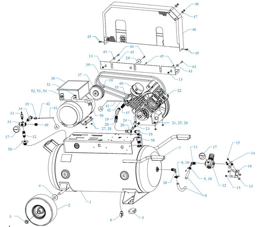 GT5B-30P-CRC Assembly Parts By Jenny