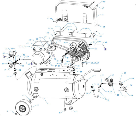 GT5B-30P-DCS Assembly Parts By Jenny