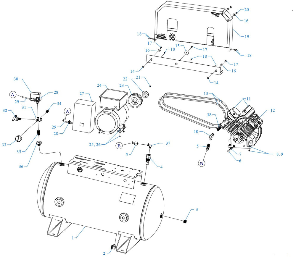 GT5B-60-SSC Single &amp; Three Phase Assembly Parts By Jenny