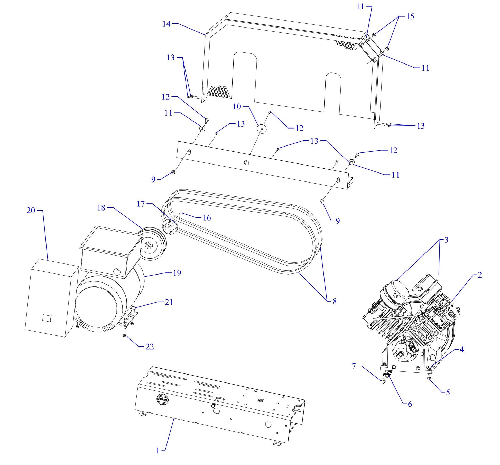 GT5B-B Single & Three Phase Assembly Parts